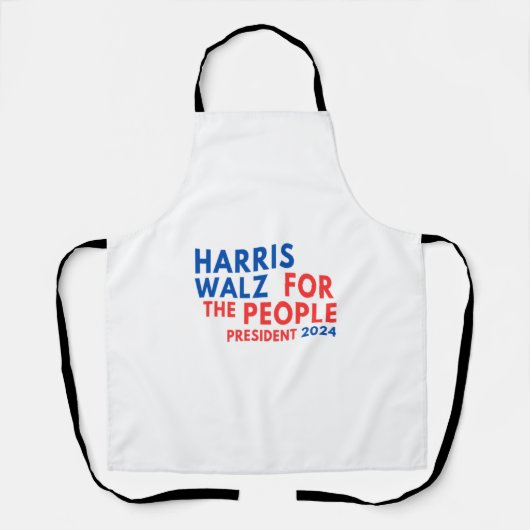 Tablier Harris Walz 2024 Pour Le Peuple (Recto)