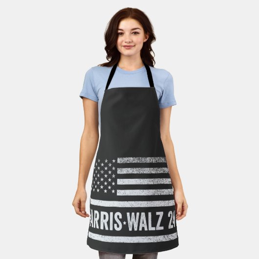 Tablier Harris Walz Élection 2024 Kamala Tim Waltz (Porté)