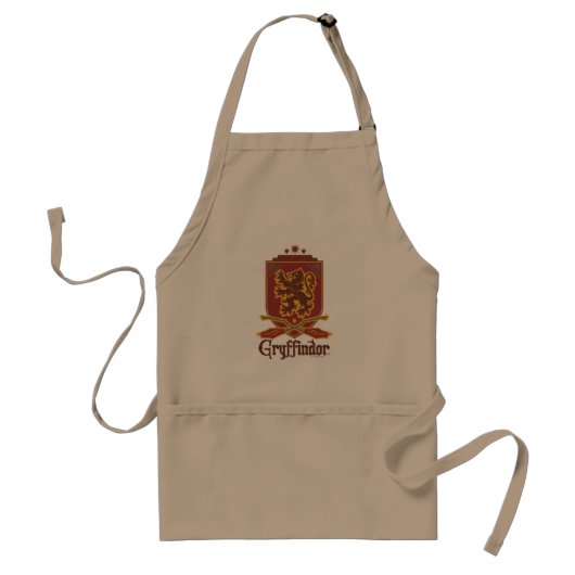 Tablier Harry Potter | Badge Gryffindor QUIDDITCH™ (Devant)
