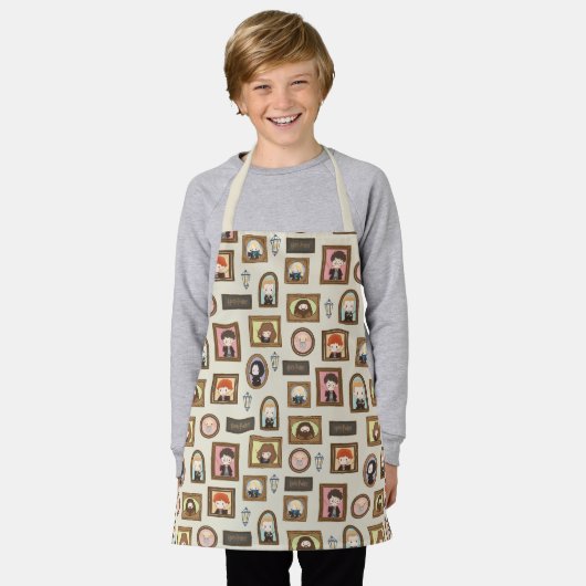 Tablier HARRY POTTER™ Chibi Image Frame Motif (Porté)