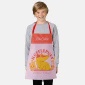 Tablier HARRY POTTER™ | Cute HUFFLEPUFF™ (Porté)