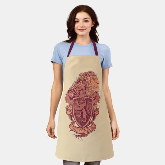 Tablier Harry Potter | Gryffindor Lion Crest (Porté)