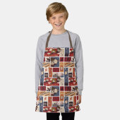 Tablier Harry Potter Motif des scènes de dessin (Porté)