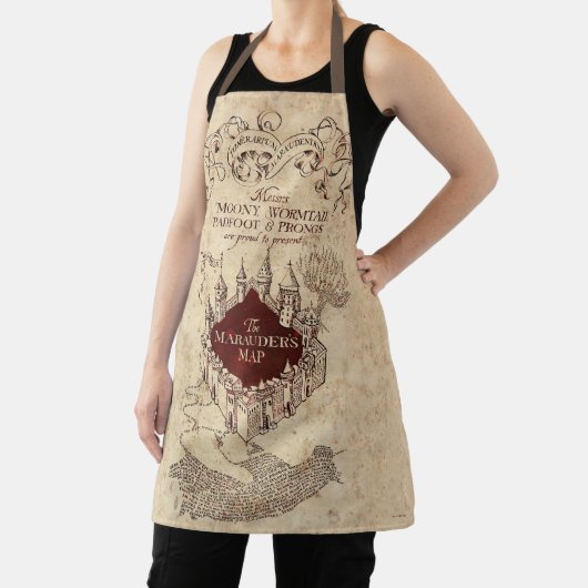 Tablier Harry Potter Spell | Carte de Marauder (Insitu)