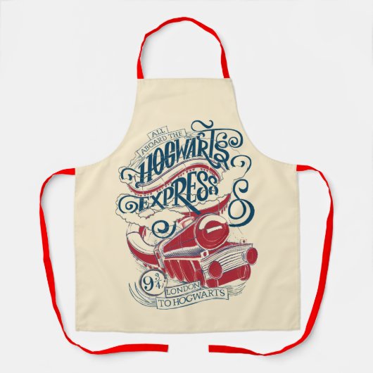 Tablier Harry Potter | Typographie Express Hogwarts (Recto)