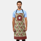 Tablier Harvest Monogram Kitchen Apron (Porté)