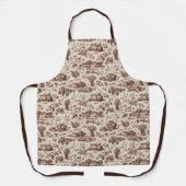 Tablier Harvest Sepia Brown Toile (Recto)