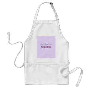 Tablier hashtag Girlyvibes rose violet clair vibes féminin