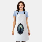 Tablier Haunted Cat Mirror (Porté)