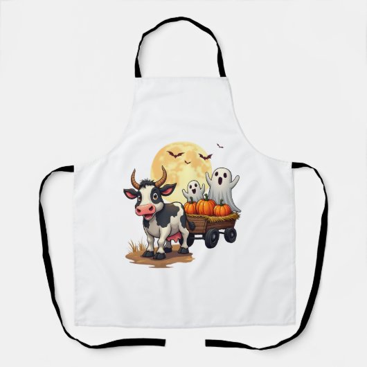 Tablier Haunted Hayride Cow (Recto)