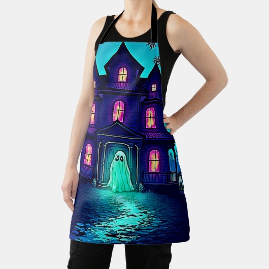 Tablier Haunween Ghost House Design (Insitu)