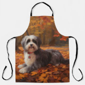 Tablier Havanais en automne Feuilles automne Inspiration (Recto)