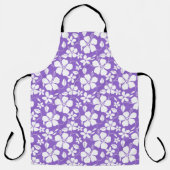 TABLIER HAWAIIAN HULA (HIBISCUS) LUMIÈRE PURPLE (Recto)