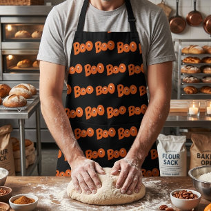 Tablier Hé Boo Est-ce que je t'ai trop fait peur Typograph