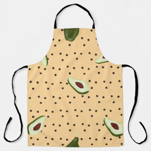 Tablier Healthy foods. Seamless avocado pattern, avocado 