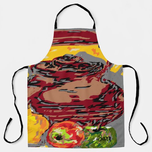 Tablier Heart Apron : Vie morte (Recto)