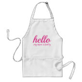 Tablier Hello Cute Colorful Hello (Devant)