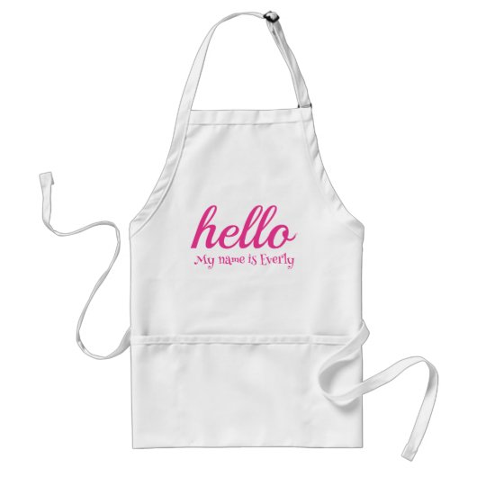 Tablier Hello Cute Colorful Hello (Devant)