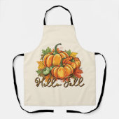 Tablier Hello Fall - Cosy Citrouille Patch (Recto)