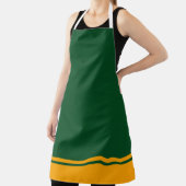 Tablier Hem d'orange doré vert de récolte classe (Insitu)