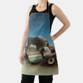 Tablier Henri Rousseau Dormir Gitan Lion Peinture (Insitu)