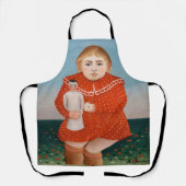 Tablier Henri Rousseau - Enfant avec poupée (Recto)