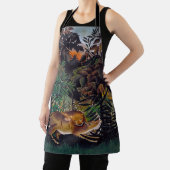 Tablier Henri Rousseau - Le lion affamé (Insitu)