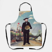 Tablier Henri Rousseau - Mon portrait-Paysage (Recto)