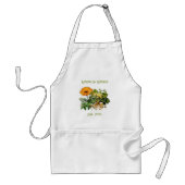 Tablier Herbal Goodness Year Established Kitchen Apron (Devant)