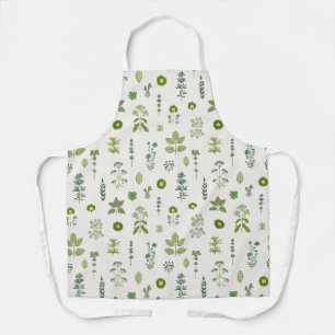 Tablier Herbe de prairie sauvage verte