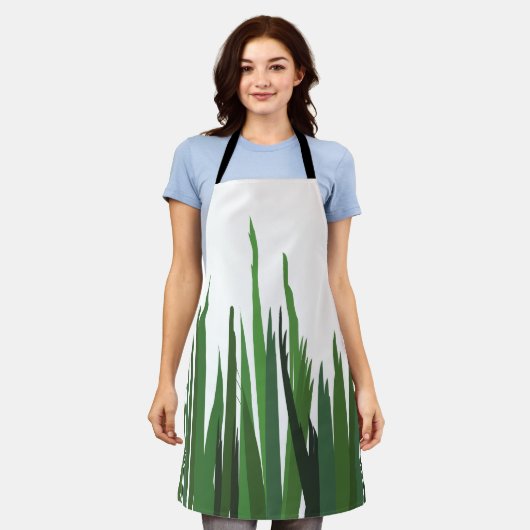 Tablier Herbe verte (Porté)