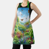 Tablier Herbes à fleurs et papillons / Jardin (Insitu)