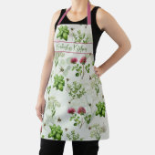 Tablier Herbes et abeilles Long Bib Personnalisé (Insitu)