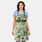 Tablier Herbes et épices d'aquarelle (Porté)