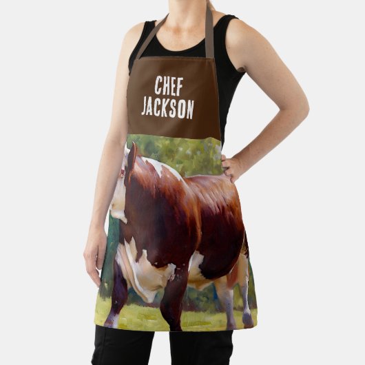 Tablier Hereford Bull (Insitu)