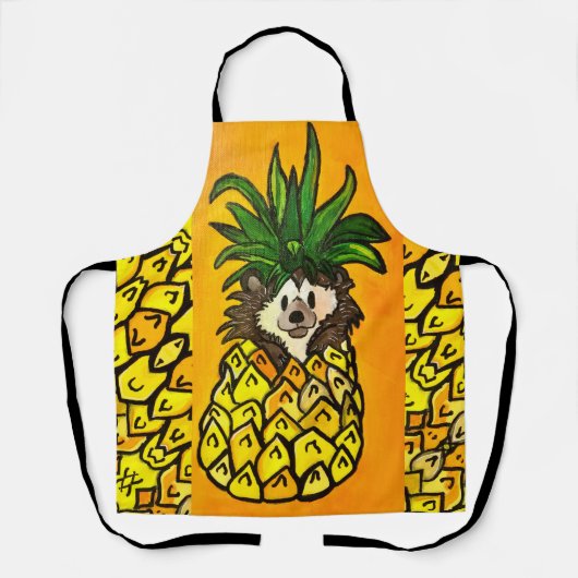 Tablier Hérisson et ananas Apron (Recto)