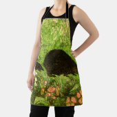 Tablier Hérisson et bébé de style Art nouveau néerlandais (Insitu)
