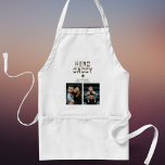 Tablier Hero Daddy Father's Day 2 Photo Collage<br><div class="desc">Vous êtes mon Héros papa père's Day 2 Photo Collage Adulte Apron. Tablier personnalisé pour un père. Ajoutez 2 photos et vos noms. Tu peux changer papa en papa, pap, papa, ... . Un cadeau parfait pour un père à la fête des pères, à l'anniversaire ou à Noël et c'est...</div>