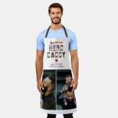 Tablier Hero Daddy Father's Day 2 Photo Collage (Porté)