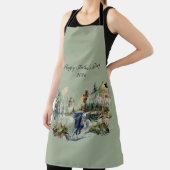 Tablier Héron Bleu Dans Le Lac Bonne Fête des pères (Insitu)