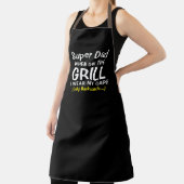 Tablier Héros Papa BBQ Apron - Pas de Cape Nécessaire Gril (Insitu)