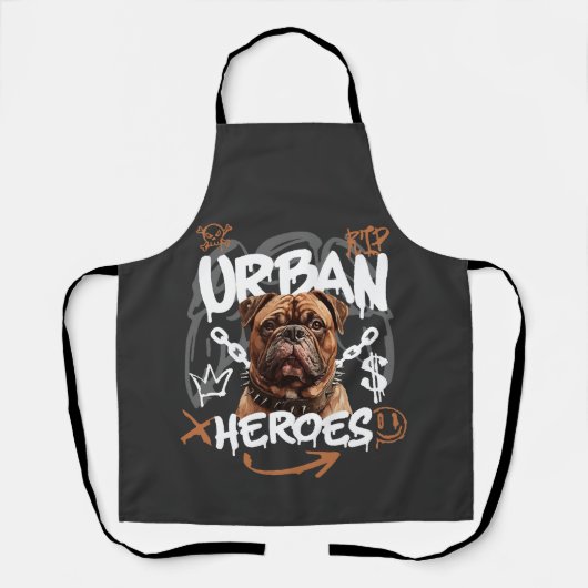 Tablier Héros Urbain Chien (Recto)