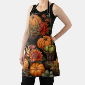 Tablier Heure citrouille, couleurs de l'automne, (Insitu)