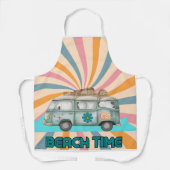 Tablier Heure de plage Retro Van Vibes (Recto)