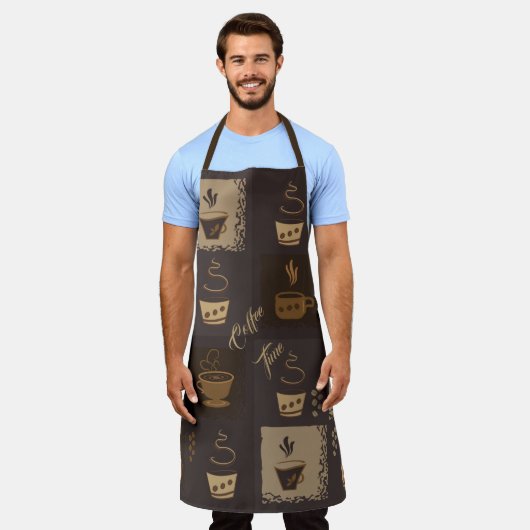 Tablier Heure du café (Porté)