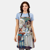 Tablier Heure du petit-déjeuner de chat, Louis Wain (Porté)