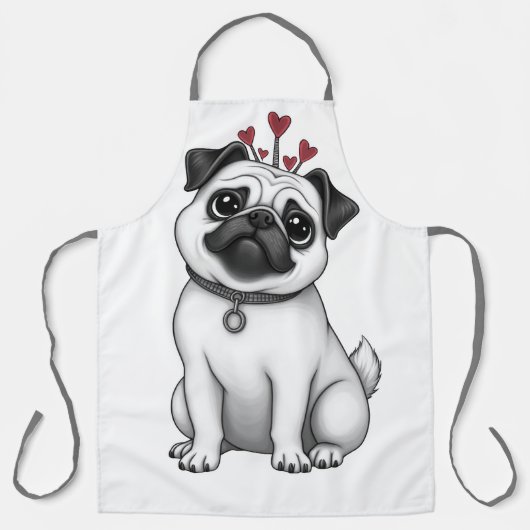 TABLIER HEUREUSE SAINTE-VALENTIN ! (Recto)