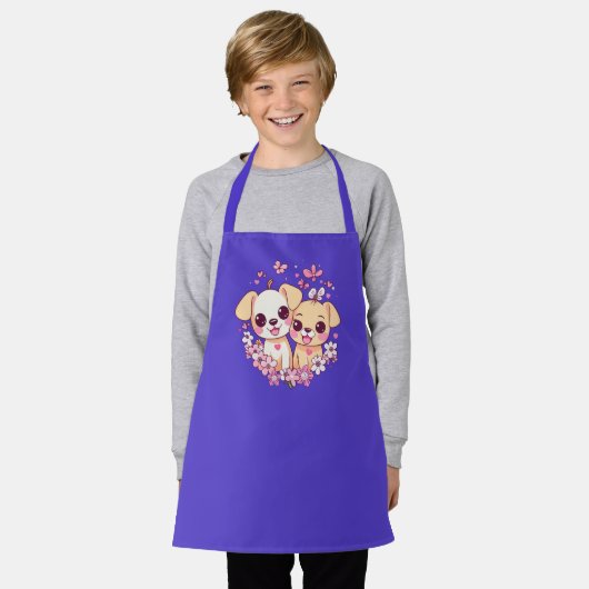 TABLIER HEUREUSE SAINTE-VALENTIN ! (Porté)