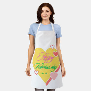 Tablier Heureuse Sainte-Valentin