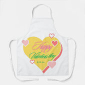 Tablier Heureuse Sainte-Valentin (Recto)